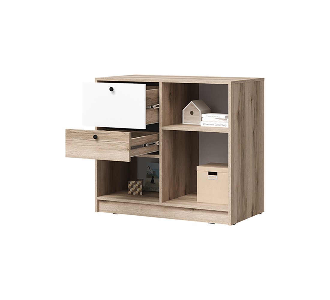 Киви ТБ-01 Тумба универсальная (50) белый суперматовый/дуб делано