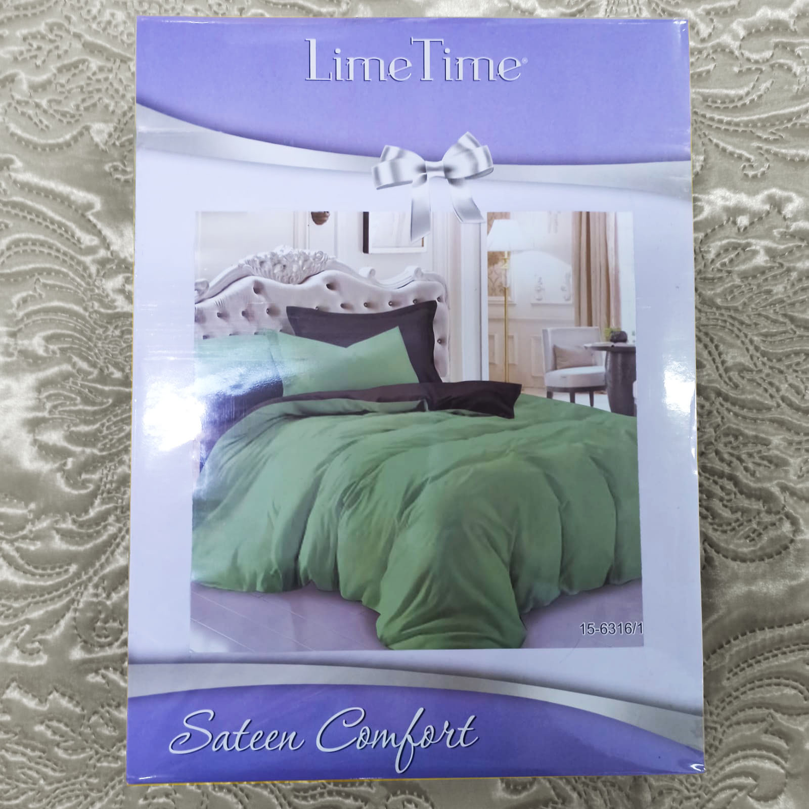 КПБ Lime Time сатин solo Евро 1