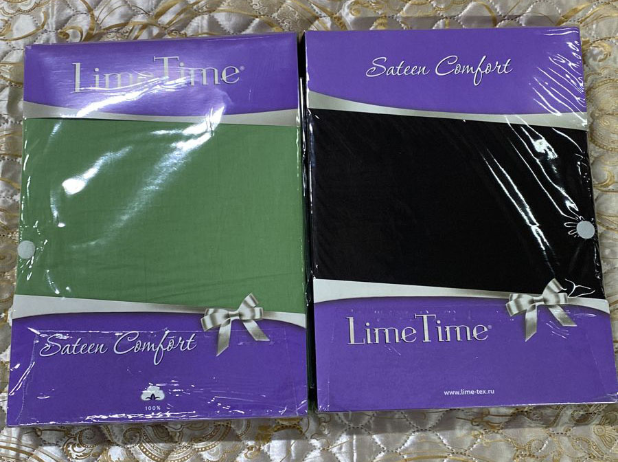 КПБ Lime Time сатин solo Евро 1