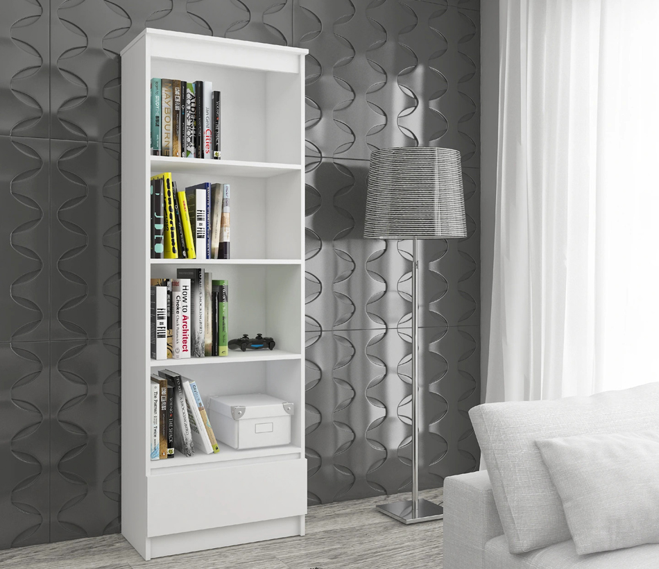 Стеллаж Сура 1ящ. (49) белый