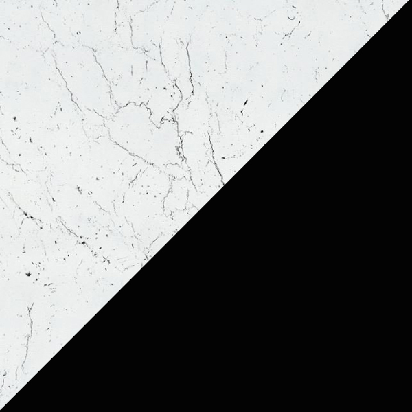 Стол Балтимор раздвижной Пластик  (111) конус черный/мрамор марквина белый