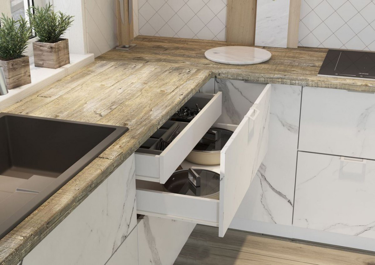 Ф87 Вивиан ШВГ 800; ШВГП 800 МДФ (50) мрамор белый Ф87 Вивиан ШВГ 800; ШВГП 800 МДФ (50) мрамор белый