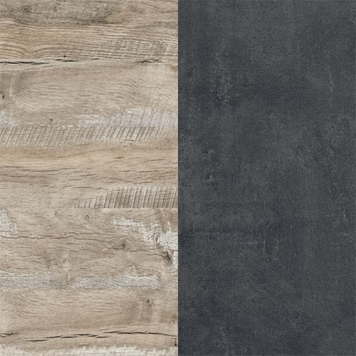 Прихожая Амели тумба с зерк.(47) юкон/бет.тем.