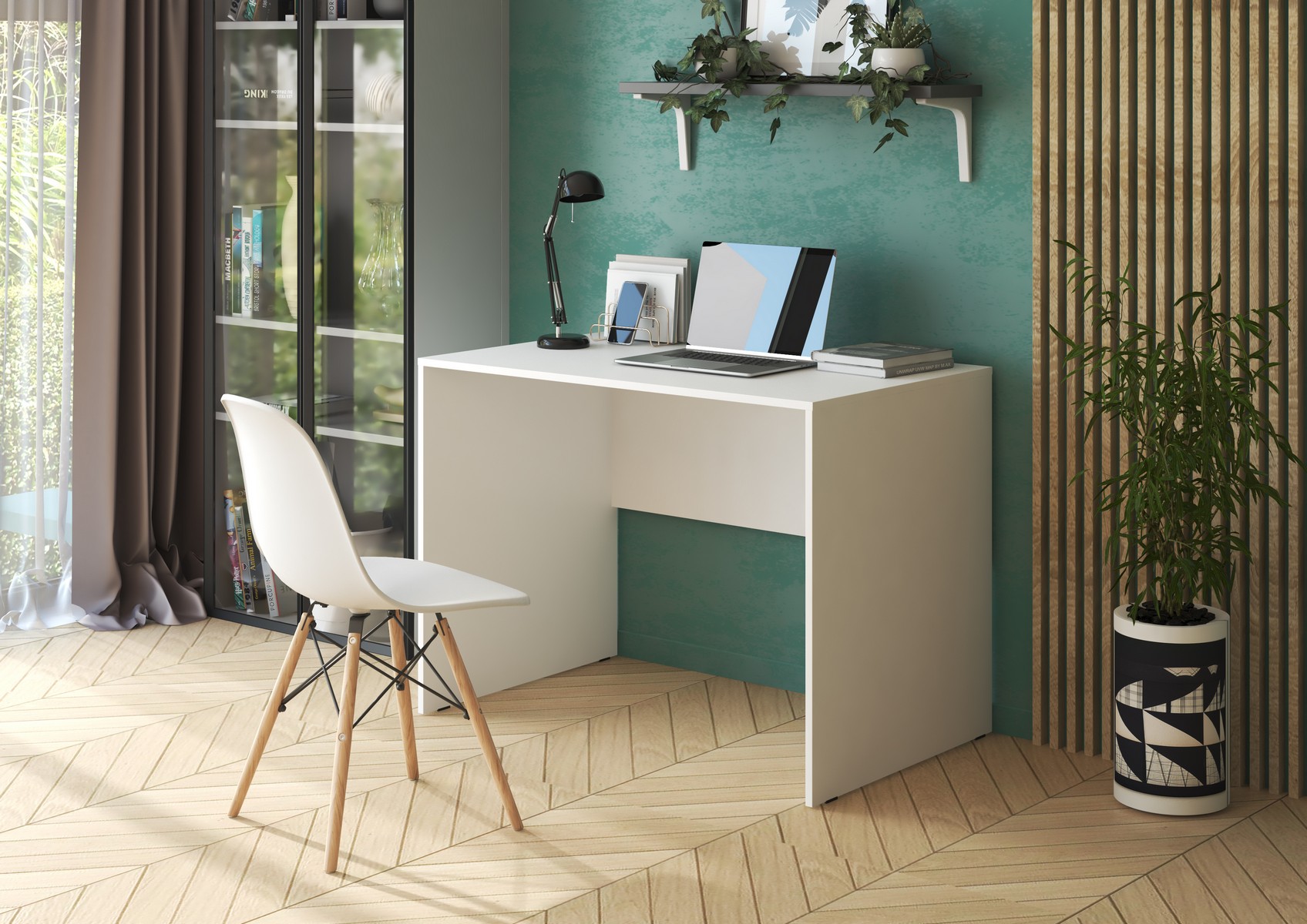 Стол письменный Лайт СП-002 (83) белый