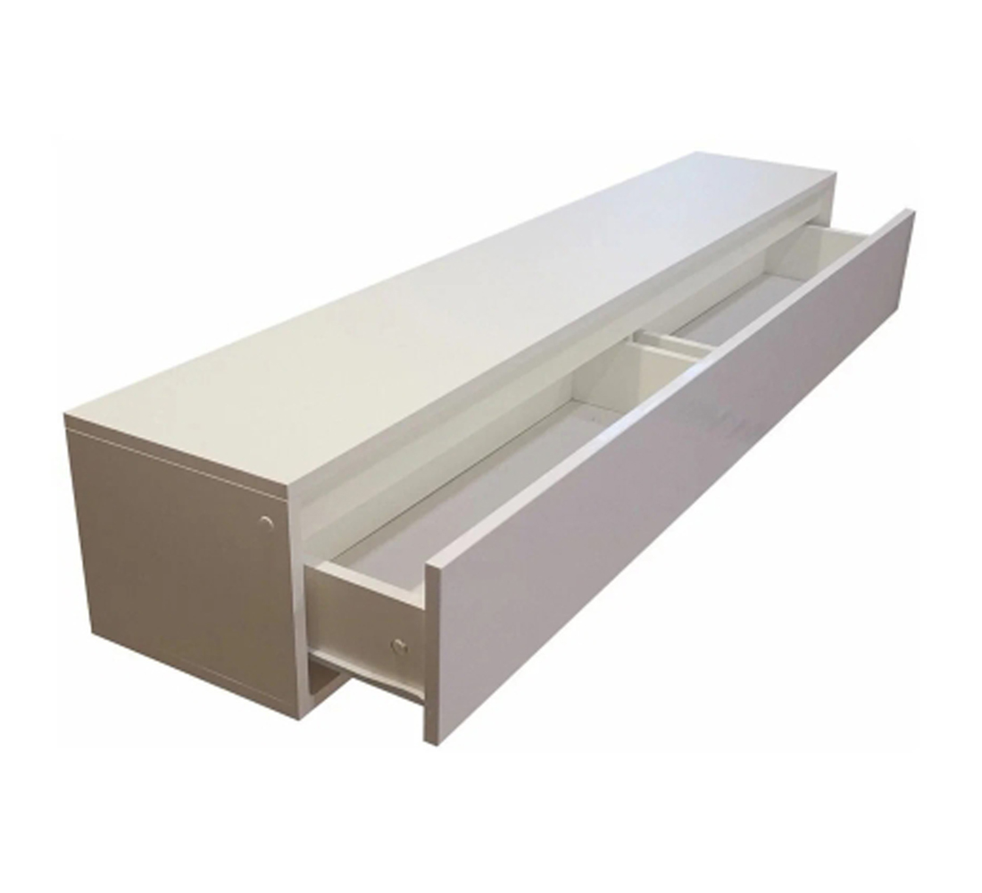 Тумба ТВ подвесная Сити-7 (49) белый АКЦИЯ 4300