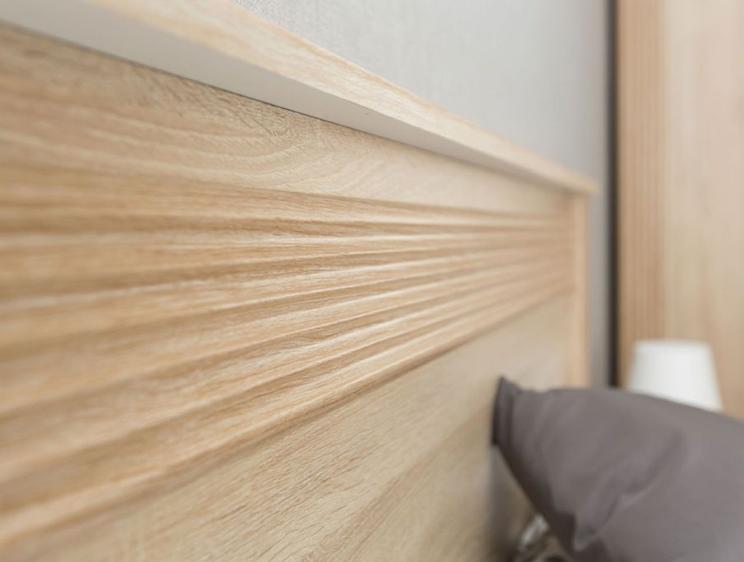 Диана Мод.Д3б Кровать лам.дуб сонома без ортопед. основания (спальное место 1200х2000) АКЦИЯ 13450