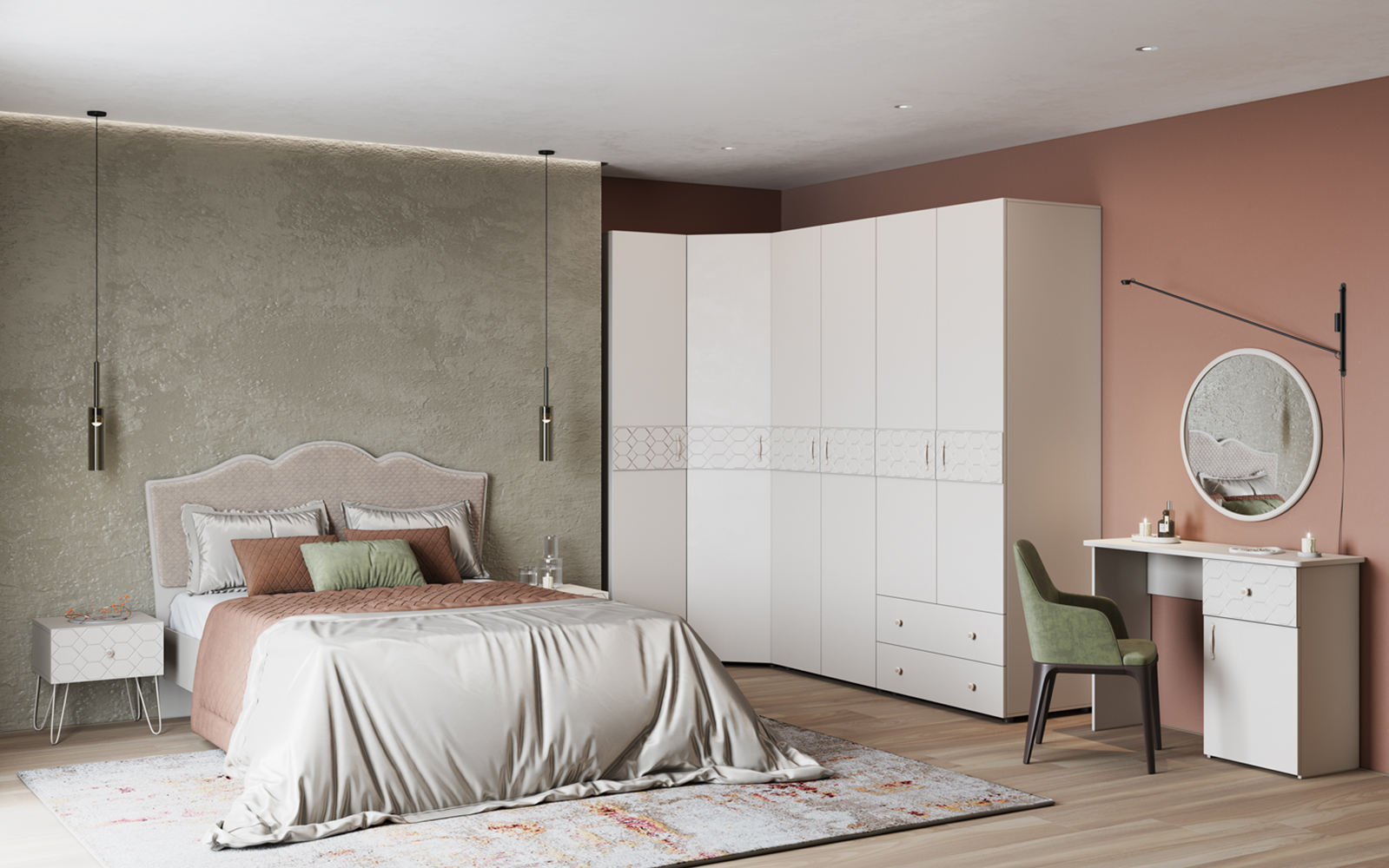 Рица Мод.РЦ-2в Шкаф для одежды лам.сатин АКЦИЯ 17750 Рица Мод.РЦ-2в Шкаф для одежды лам.сатин АКЦИЯ 17750