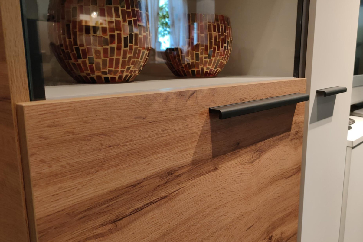 Риана Мод.РН11-01 Шкаф комбинированный лам дуб вотан/белый/графит