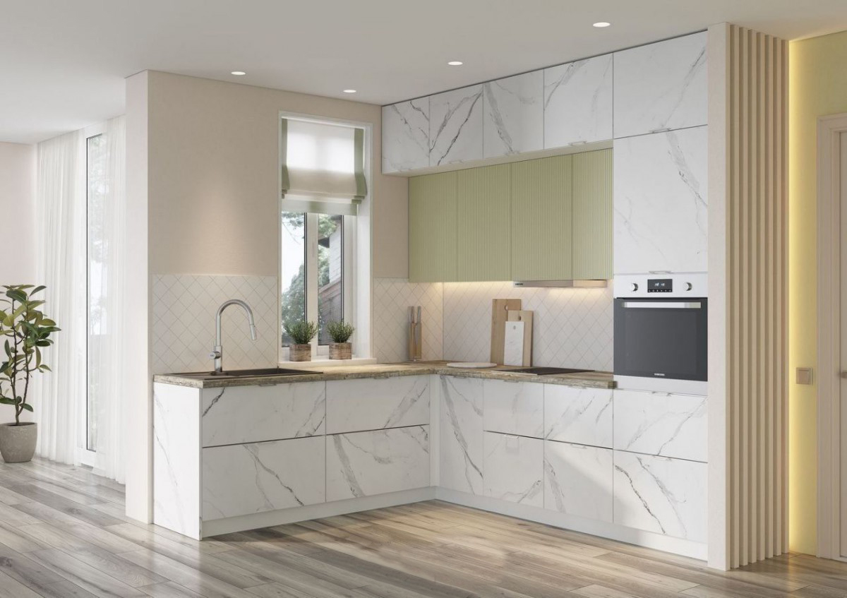 Ф84 Вивиан ШВГС 500 МДФ (50) мрамор белый Ф84 Вивиан ШВГС 500 МДФ (50) мрамор белый