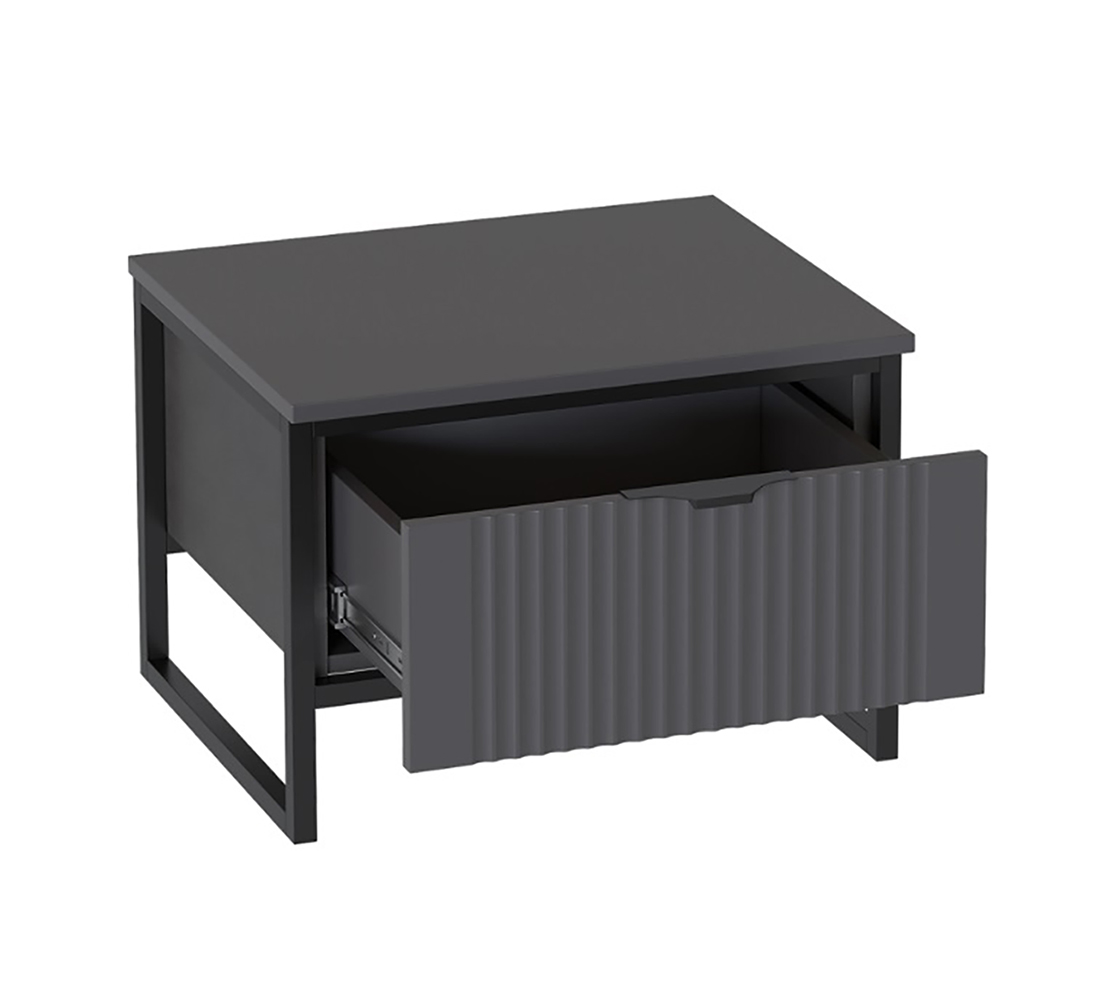 Нора Тумба с ящ. (02) металл Бруклин/графит
