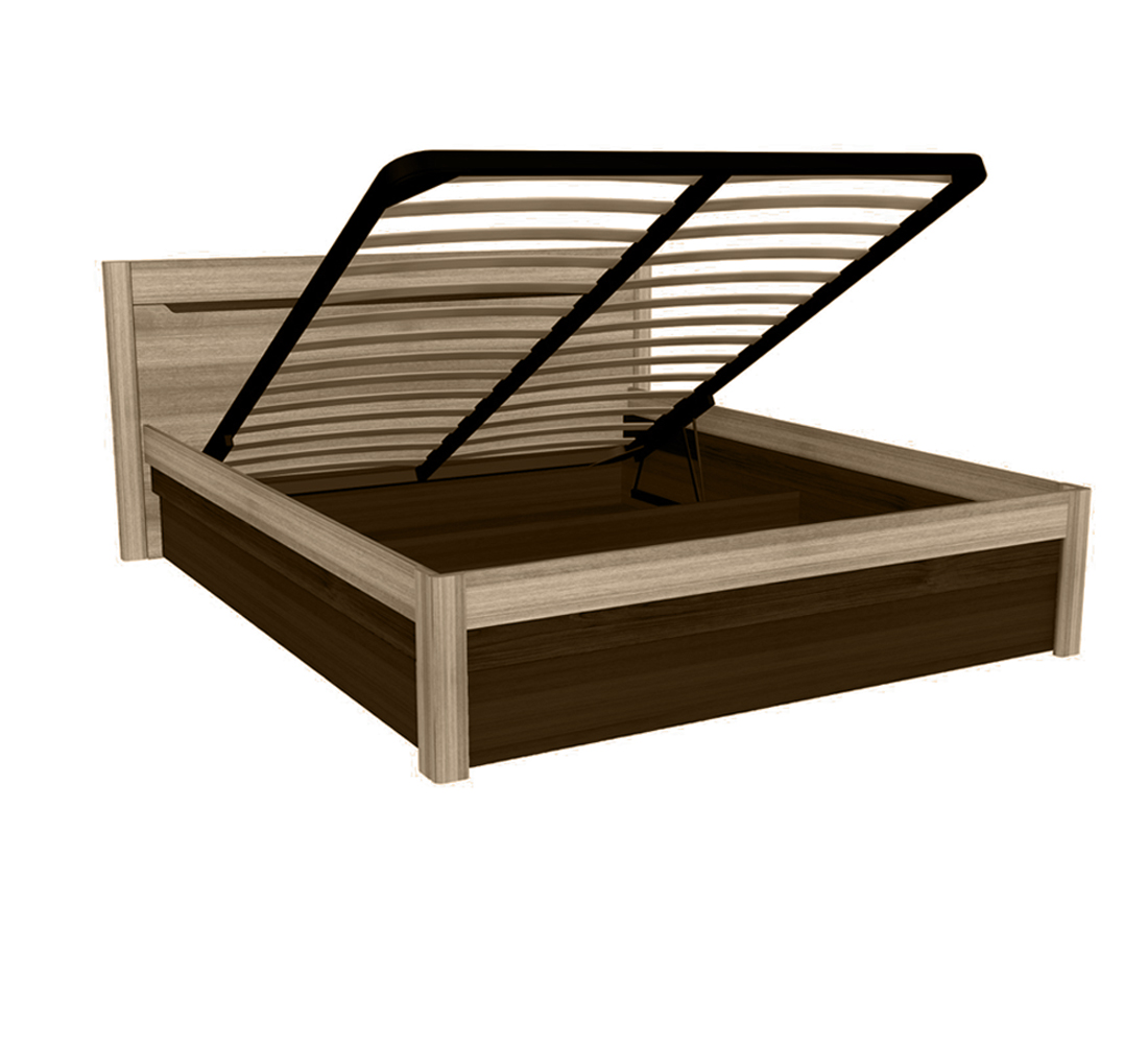 Афина Мод.А3б Кровать без ортопед.основания (спальное место 1200х2000) Цвет: ЯСЕНЬ