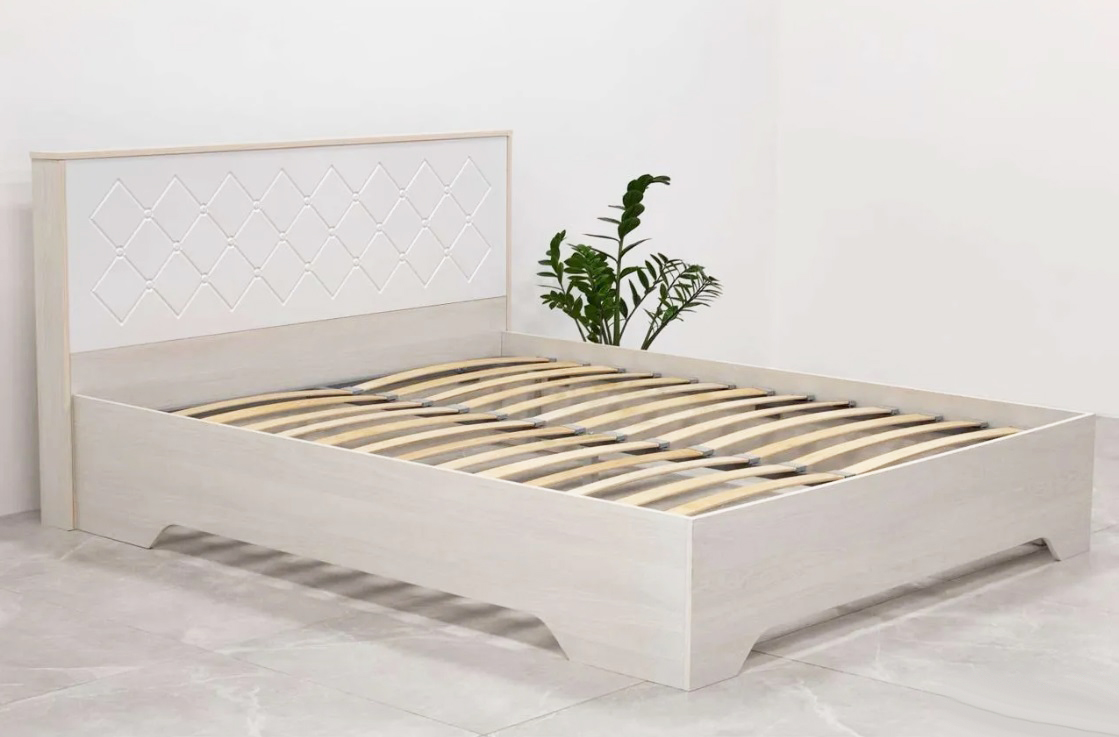 Кровать Сальма с орт КР023 1,4м (50) бел.гл/анкор Кровать Сальма с орт КР023 1,4м (50) бел.гл/анкор