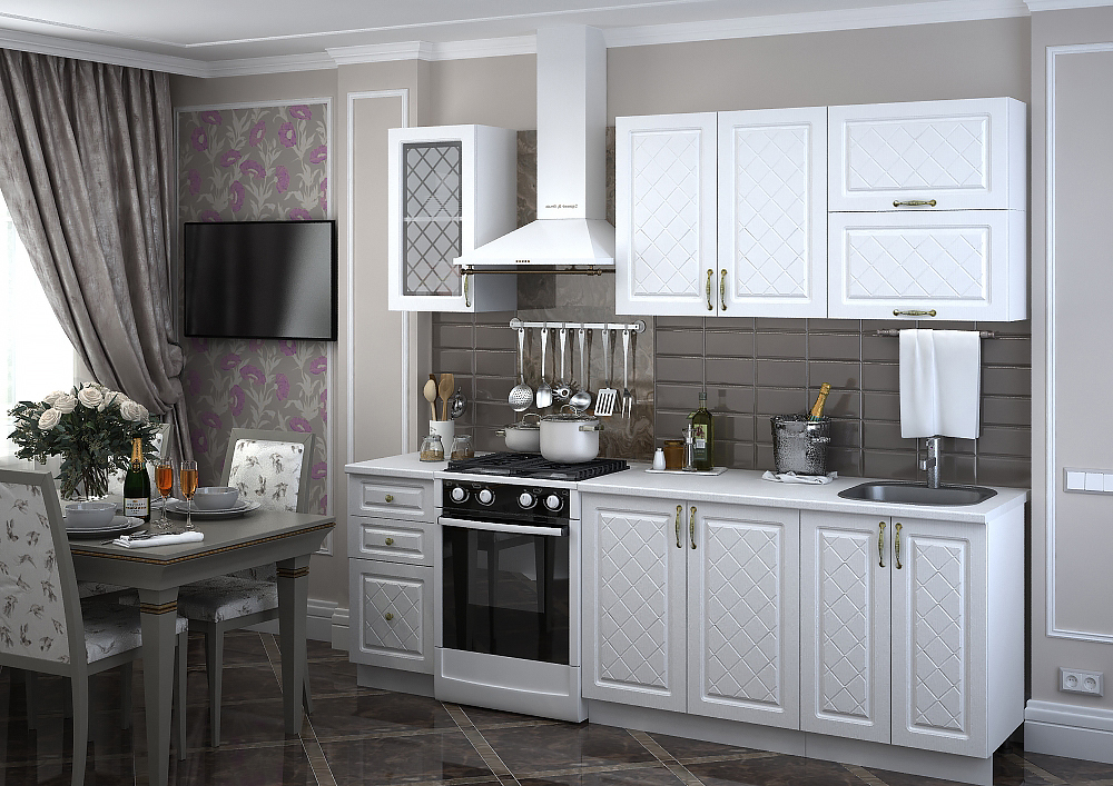 Ф45 Модена ШВС 600 (50) дуб белый