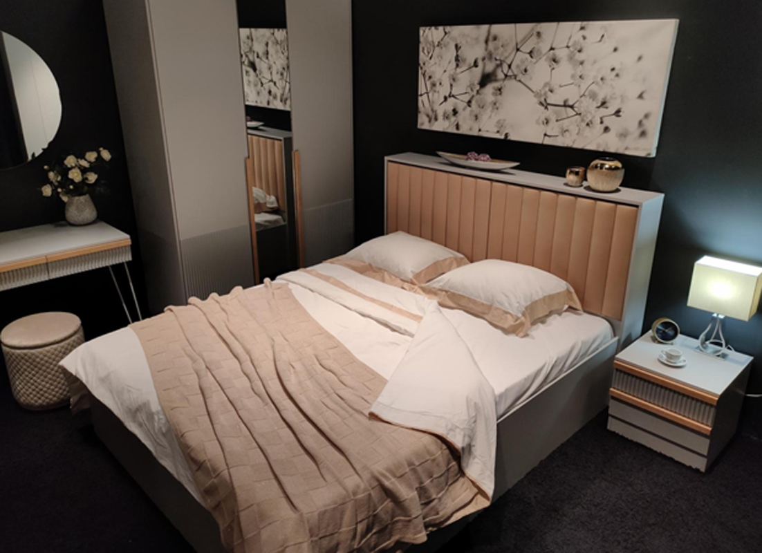 Джуна Мод.ДЖ-14 Тумба прикроватная ЛДСП серый