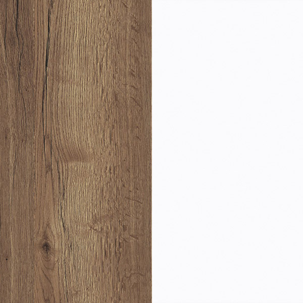 Орегон ПР 01 Прихожая (50) белый супермат /дуб крафт  табачный