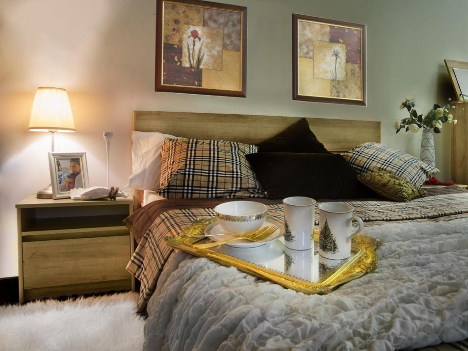 Шервуд Мод.Ш3 Кровать 1600х2000 лам.дуб ривьера