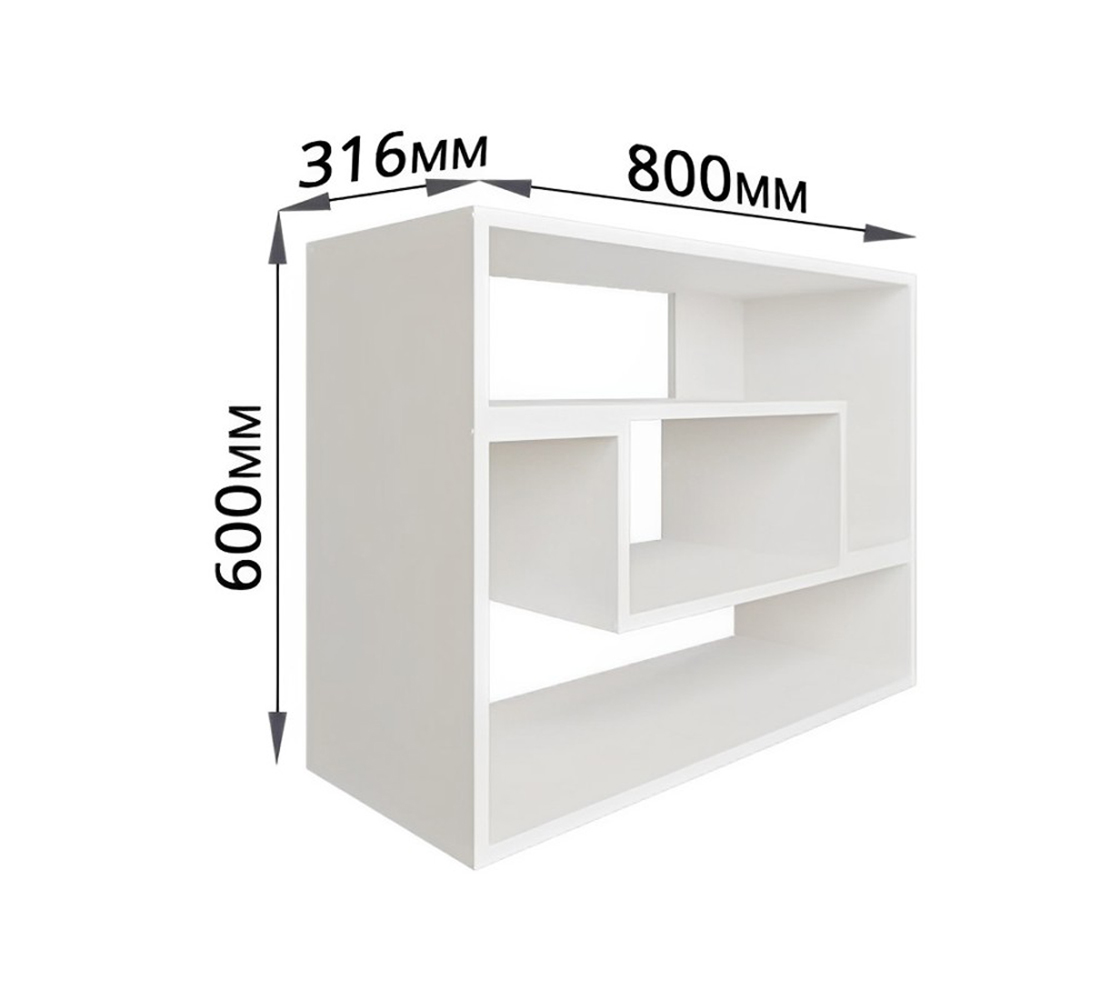 Стеллаж Смарт-2 (49) белый АКЦИЯ 3600