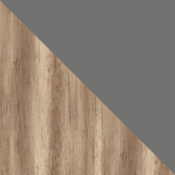 Даллас ПН 03 Пенал закрытый (50) софт графит/дуб каньон АКЦИЯ 7800