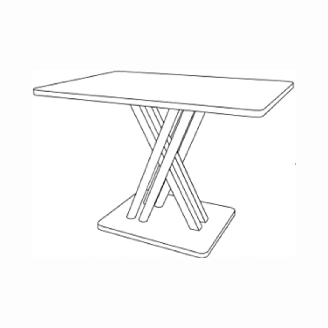 Стол Кенгуру 700*1100 ЛДСП премиум (104) сабия