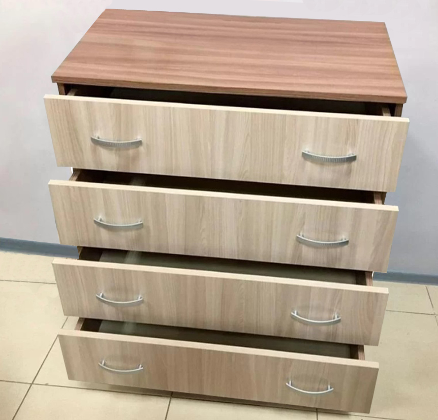 Комод Басса 4-ящ. №554-М (50) шимо св./темный Комод Басса 4-ящ. №554-М (50) шимо св./темный