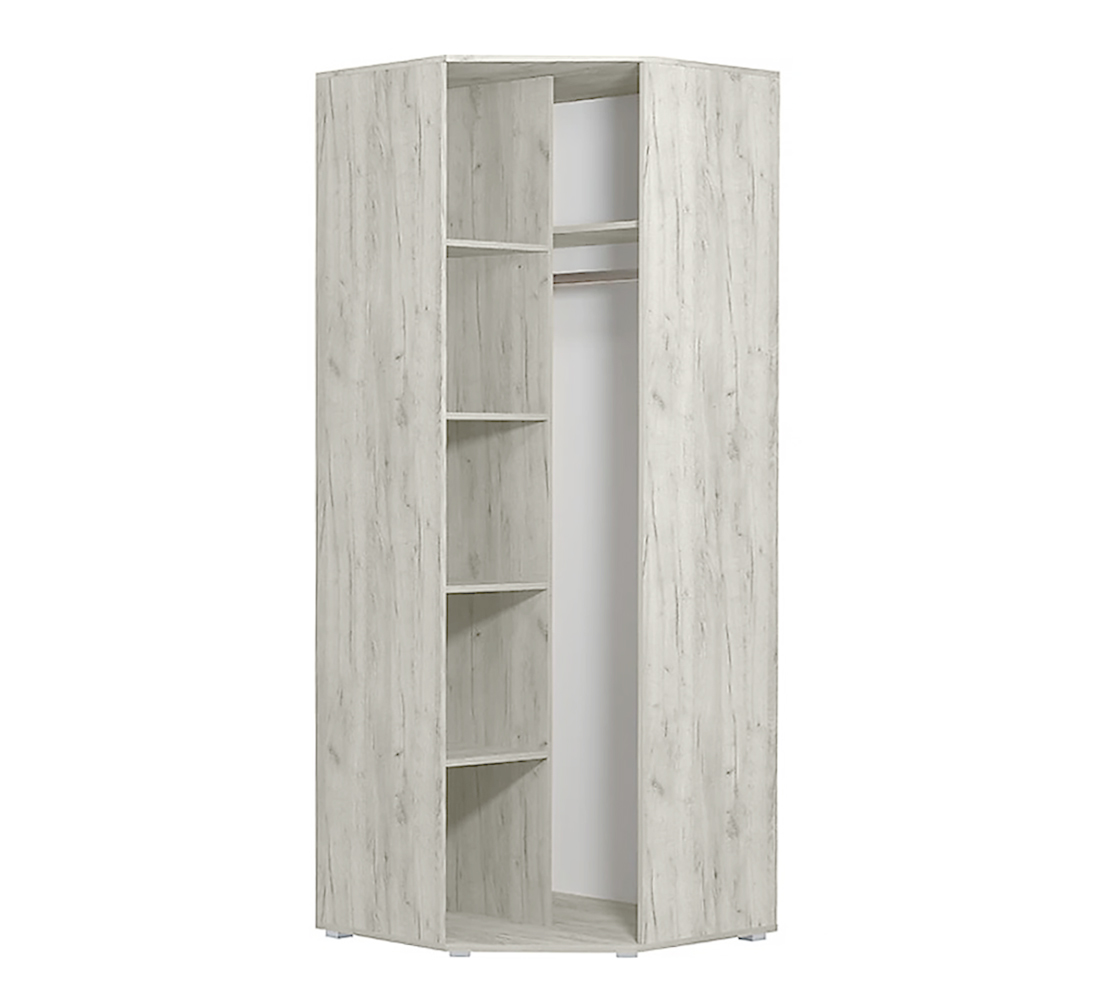 Крафт Мод.КТ7 Шкаф угловой лам.дуб крафт белый