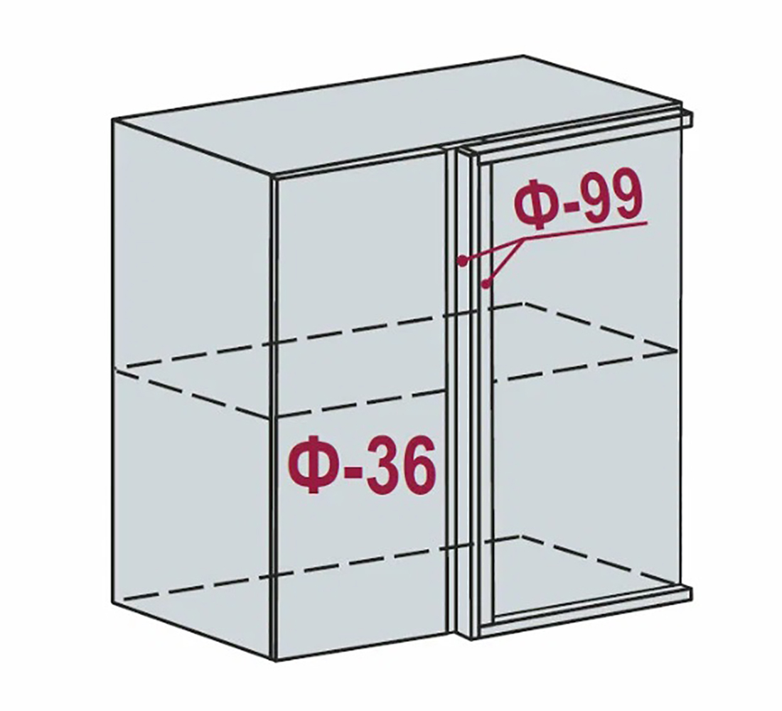 Корпус ШВУ 700 (23) белый