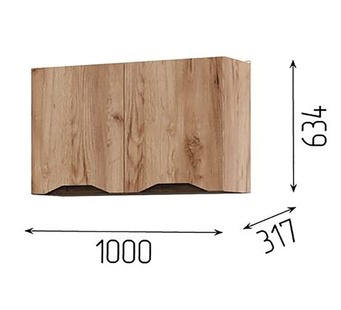 Кухня Паола 2,0м (50) дуб крафт золотой/венге