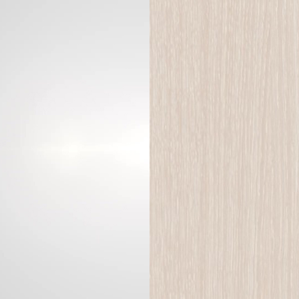 Кровать Симба 1-ярусн (50) бел. гл/белф.