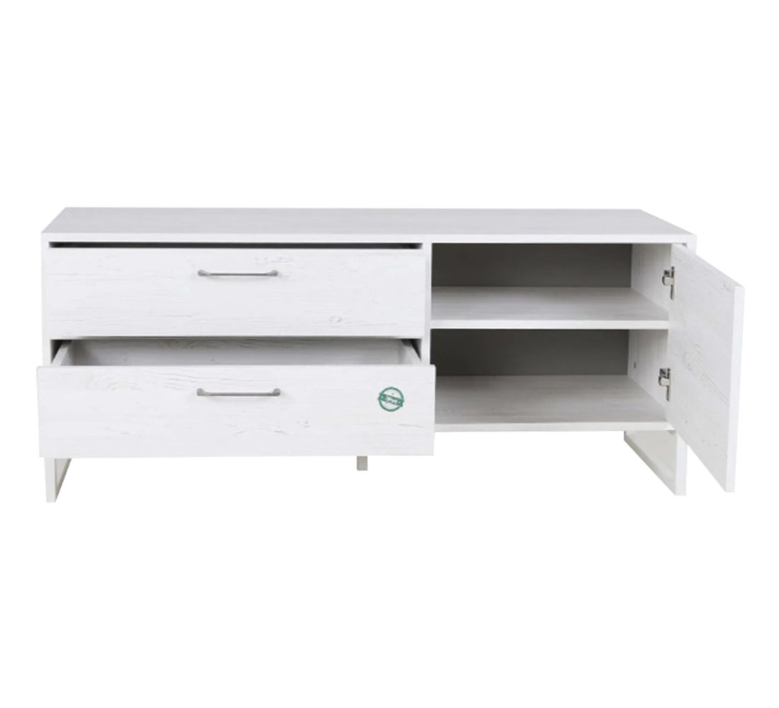 Тумба ТВ ВИРТОН-1 закрытая (14) винтерберг/белый