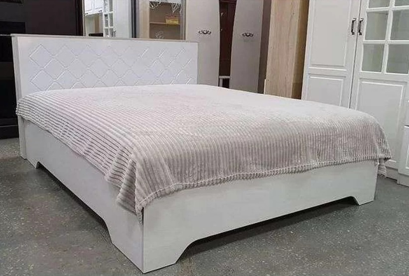 Кровать Сальма с орт КР023 1,4м (50) бел.гл/анкор Кровать Сальма с орт КР023 1,4м (50) бел.гл/анкор