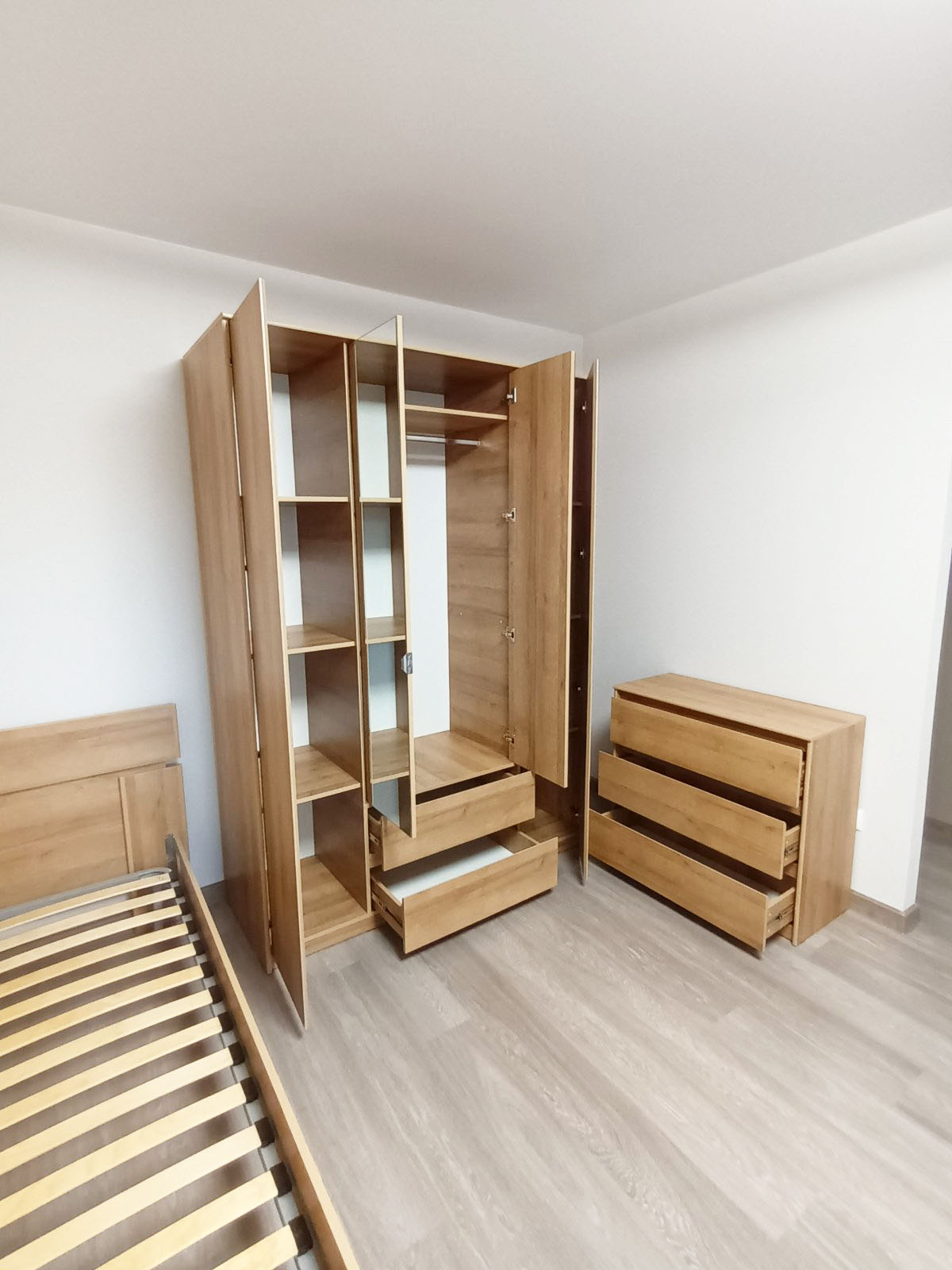 Шервуд Мод.Ш11 Шкаф для одежды и белья лам.дуб ривьера