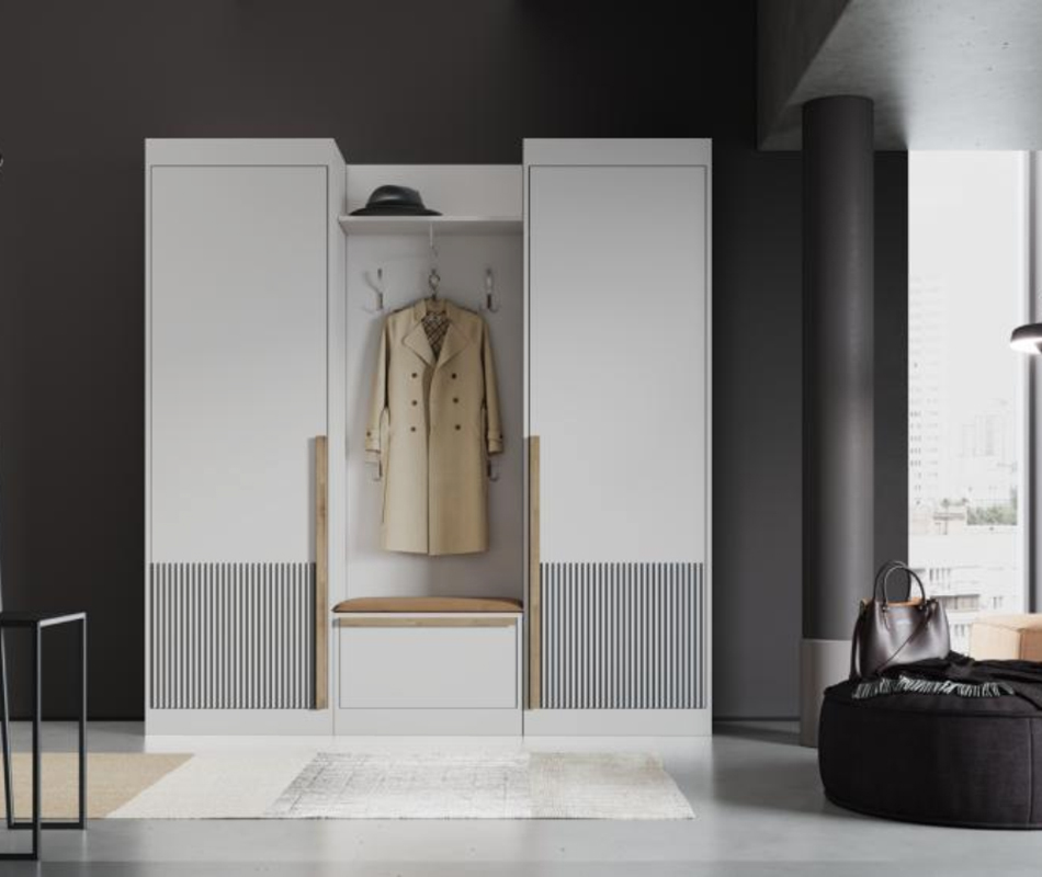 Джуна Мод.ДЖ-22 Вешалка лам.серый