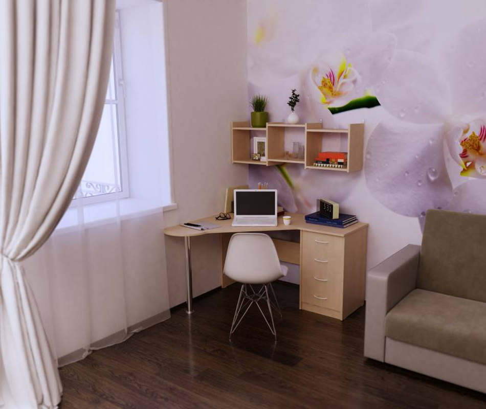 Полка навесная к СК больш. упрощ. (11) шимо светлый