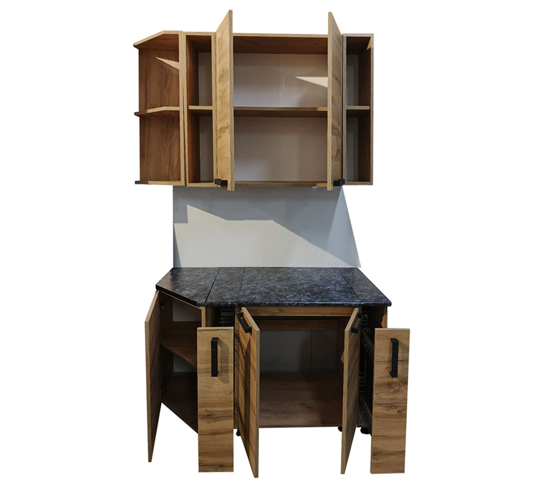 Кухня Пасаденна 1,2м дуб вотан/дуб крафт золото