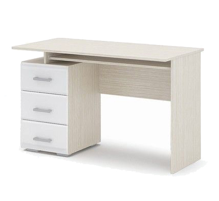 Стол компьютерный Симба (50) бел.гл./белф.