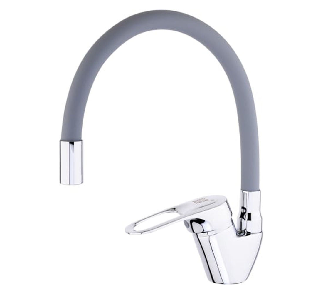 Смеситель Sanday 46506-09 (88) латунь, хром, серый Смеситель Sanday 46506-09 (88) латунь, хром, серый