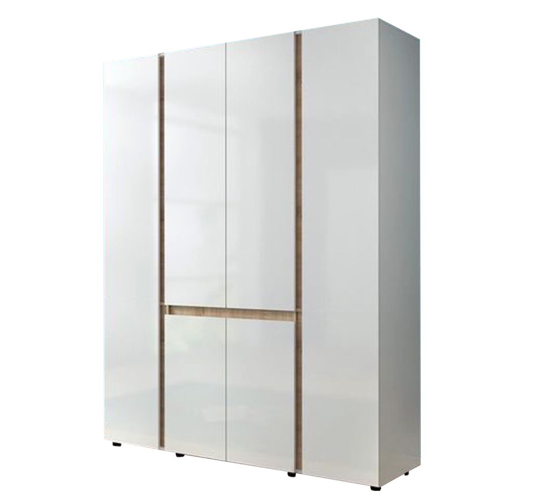 Шкаф распашной Сура 2 1500 (49) белый/белый-сонома Шкаф распашной Сура 2 1500 (49) белый/белый-сонома