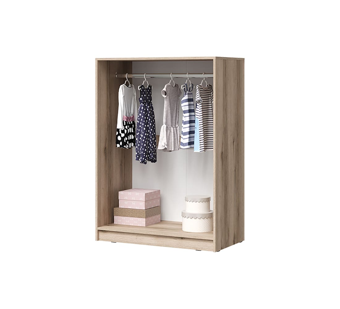 Киви ШК-05 Шкаф 2ств (50) белый суперматовый/дуб делано АКЦИЯ 7900