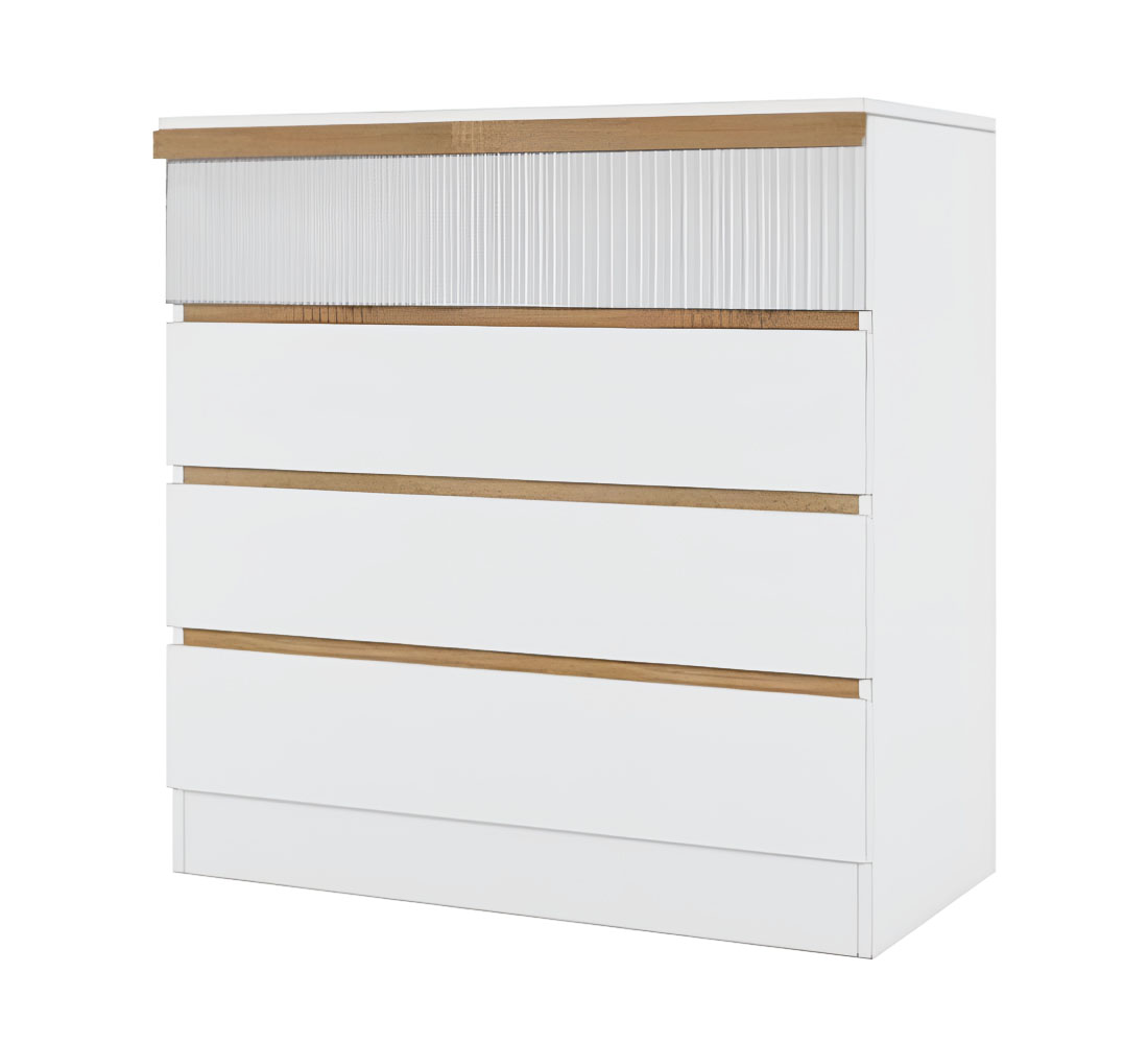 Джуна Мод.ДЖ-7а Комод лам.белый