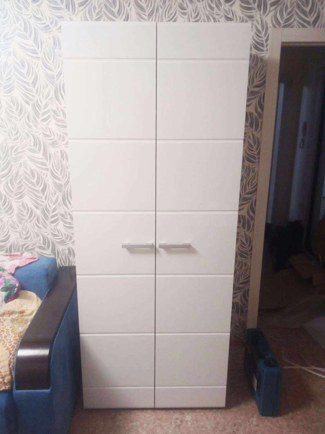 Шкаф 2-ств. Симба (50) белый глянец/белфорт АКЦИЯ 13200