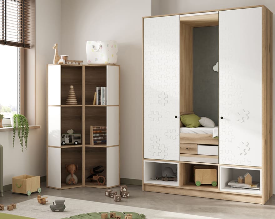 Киви ПЛ-03 Полка универсальная (50) белый/дуб делано АКЦИЯ 4400