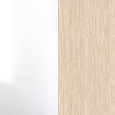 Кровать Симба 2-ярусн (50) бел.гл./белф. АКЦИЯ 20200