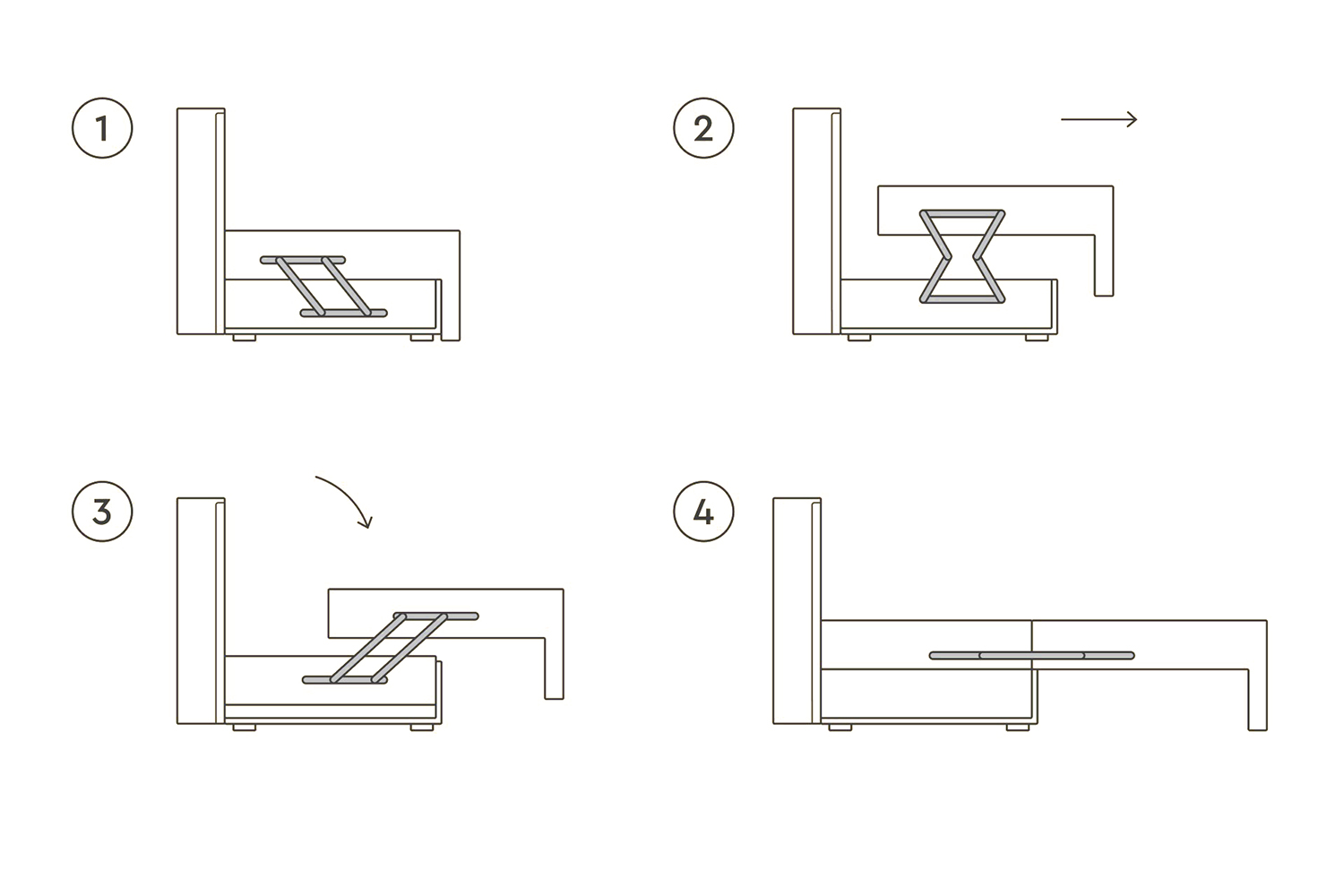 Трансформер Монреаль с оттоманкой (108) Пума