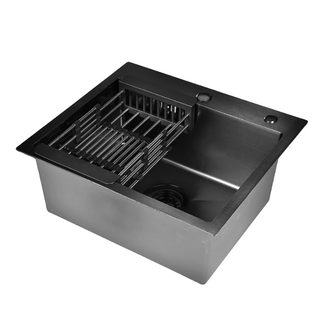 Мойка универс. С5044 (88) (в компл. коландер и диспенсер) нерж. Графит MARRBAXX Мойка универс. С5044 (88) (в компл. коландер и диспенсер) нерж. Графит MARRBAXX