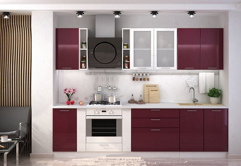 Ф103 Ксения ШВ 450, ШН 450 (50) бордо глянец