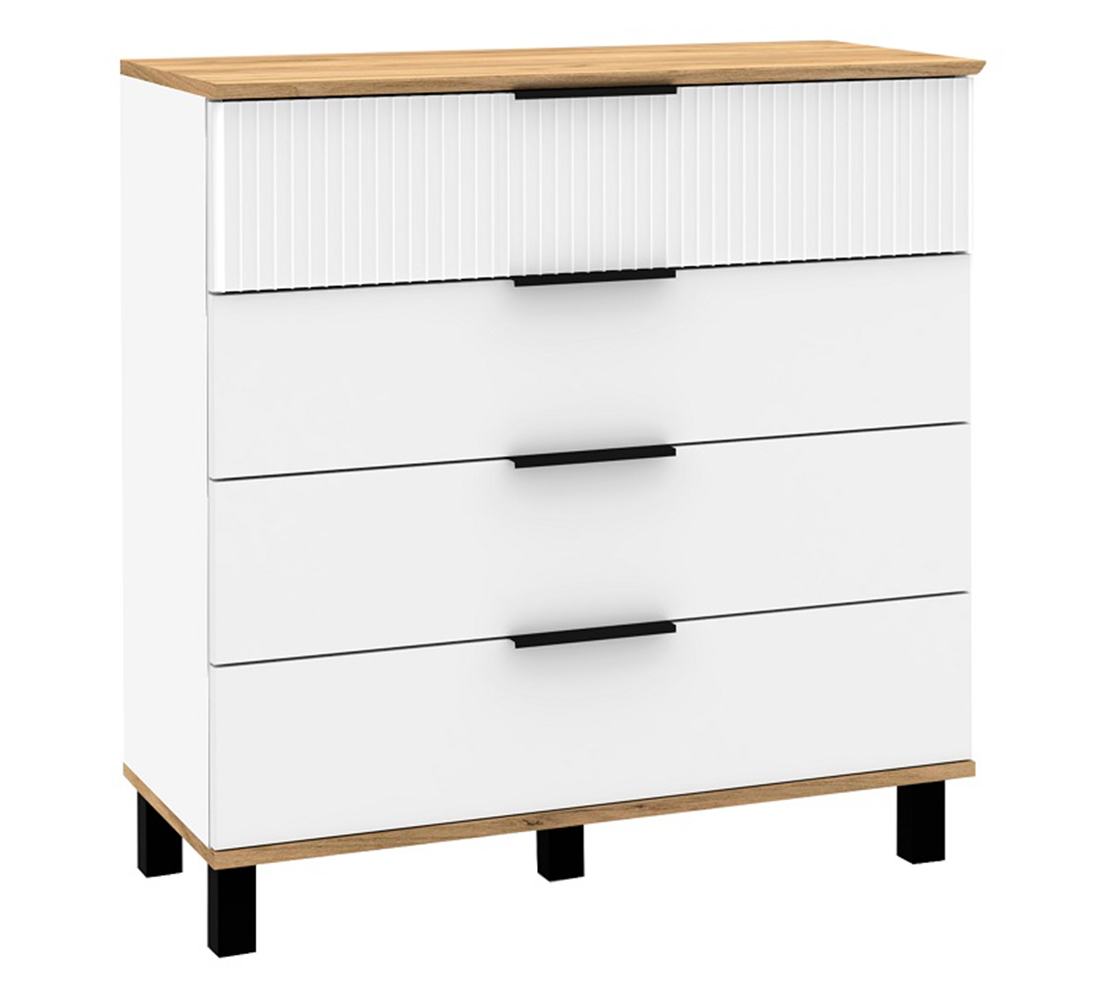 Джуна Мод.ДЖ-7 Комод лам.белый-лам.дуб вотан