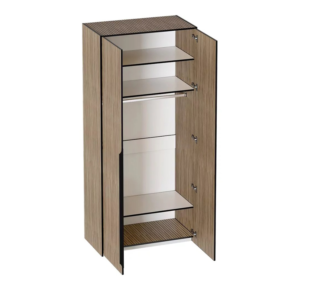 Бьянка (Барселона) спальня шкаф 2 дверный (02) дуб гринвич АКЦИЯ 18400