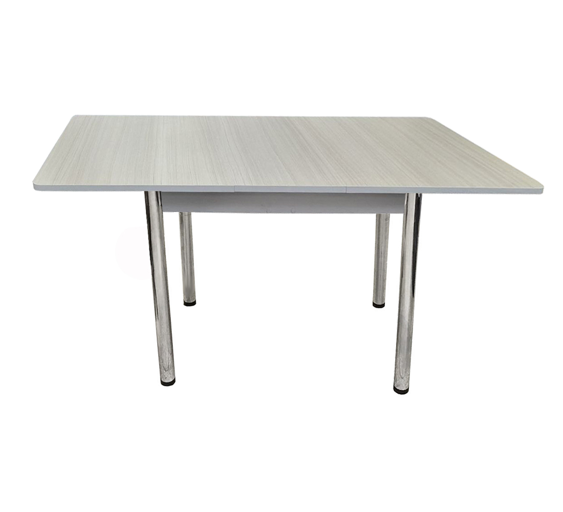 Стол Прямоугольный раздвижной 2К (86) хром/сосна лофт белый 78458 Стол Прямоугольный раздвижной 2К (86) хром/сосна лофт белый 78458