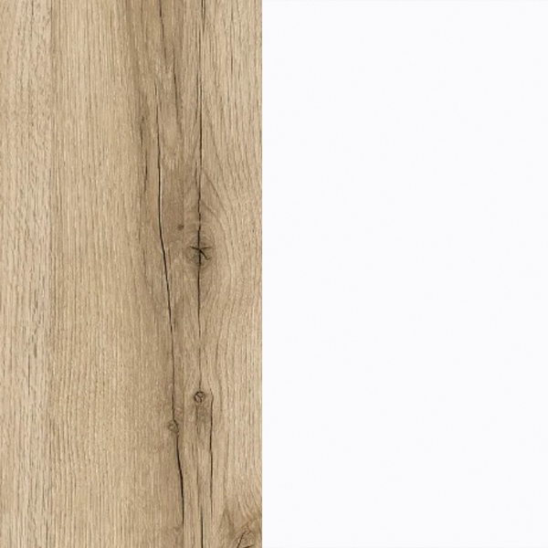 Юкки ПР 1400 Прихожая (50) дуб делано/белый