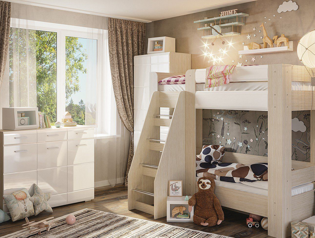 Комод Симба (50) бел. глянец/белфорт АКЦИЯ 11720